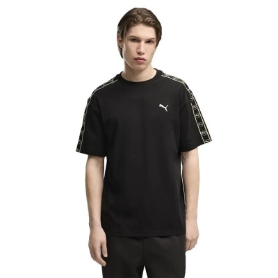 тениска,мъжки,тениски,дамски,тениски,puma,essential,elevated,tape,relaxed,short,sleeve,t,shirt,black,(puma,black)