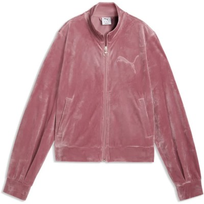 яке,мъжки,якета,дамски,якета,и,палта,puma,essential,elevated,velour,jacket,pink,(dusky,rosewood)