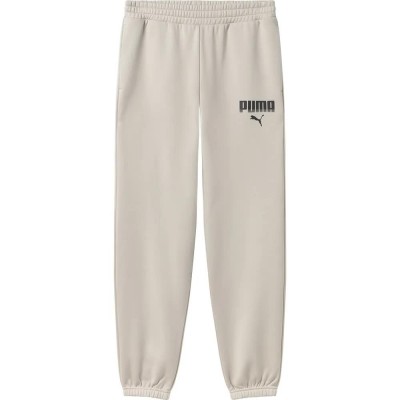 анцуг,мъжки,панталони,дамски,панталони,puma,essential,graphic,sweat,pants,beige,(silver,fog)