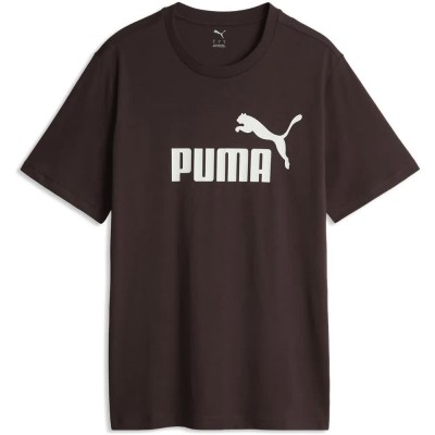тениска,мъжки,тениски,дамски,тениски,puma,essential,nº1,logo,short,sleeve,t,shirt,brown,(chocolate,fondue)