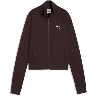 яке,дамски,анцузи,puma,essential,slim,tracksuit,jacket,brown,(chocolate,fondue)