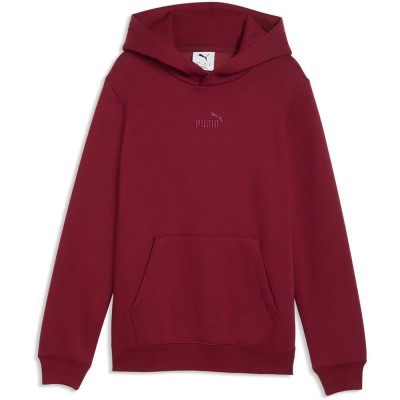 суичър,детски,блузи,puma,essential,small,nº1,logo,centered,hoodie,red,(garnet,glow)