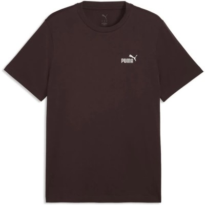 тениска,мъжки,тениски,дамски,тениски,puma,essential,small,nº1,logo,short,sleeve,t,shirt,brown,(chocolate,fondue)
