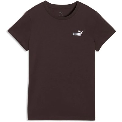 тениска,мъжки,тениски,дамски,тениски,puma,essential,small,nº1,logo,short,sleeve,t,shirt,brown,(chocolate,fondue)