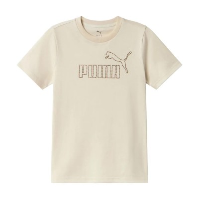 тениска,мъжки,тениски,дамски,тениски,puma,essential+,rhinestone,short,sleeve,t,shirt,beige,(alpine,snow)