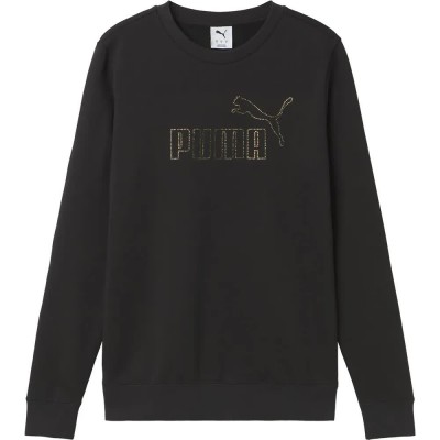 блуза,дамски,блузи,puma,essential+,rhinestone,sweatshirt,black,(puma,black)