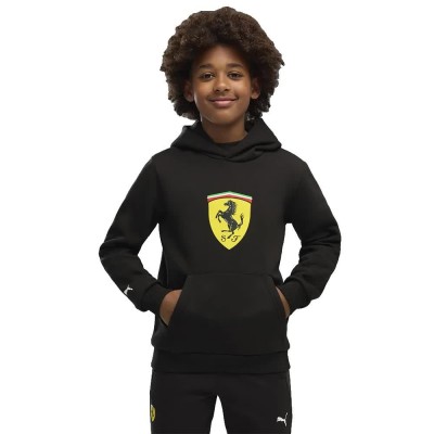 суичър,детски,блузи,puma,ferrari,colored,shield,hoodie,black,(puma,black)