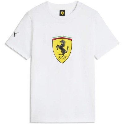тениска,мъжки,тениски,дамски,тениски,puma,ferrari,colored,shield,short,sleeve,t,shirt,white,(puma,white)