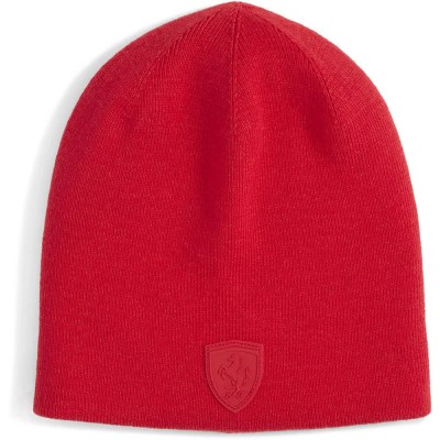 шапка,всички,шапки,puma,ferrari,pro,cuffless,beanie,red,(rosso,corsa)