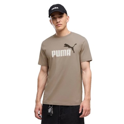 тениска,мъжки,тениски,дамски,тениски,puma,graphics,2,color,nº1,logo,short,sleeve,t,shirt,beige,(mouse,gray)