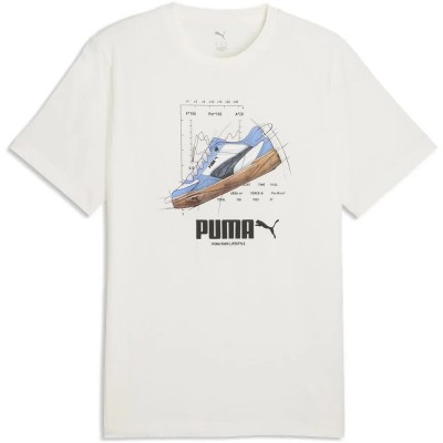 тениска,мъжки,тениски,дамски,тениски,puma,graphics,sneaker,short,sleeve,t,shirt,white,(warm,white)