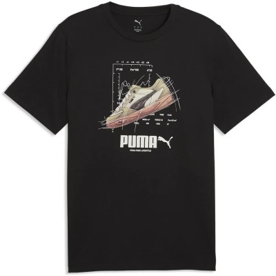 тениска,мъжки,тениски,дамски,тениски,puma,graphics,sneaker,short,sleeve,t,shirt,black,(puma,black)