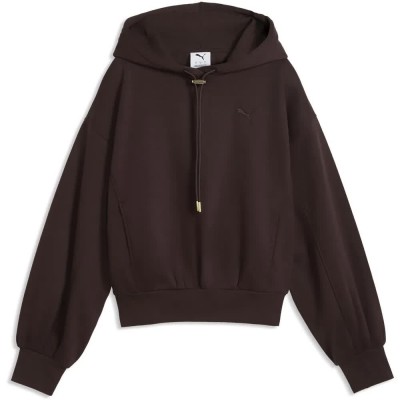 суичър,дамски,блузи,puma,her,relaxed,hoodie,brown,(chocolate,fondue)