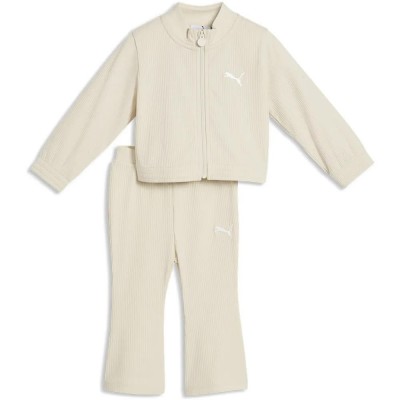 анцуг,детски,анцузи,puma,minicats,essential,elevated,rib,tracksuit,beige,(alpine,snow)