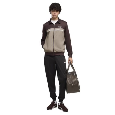 анцуг,мъжки,анцузи,puma,poly,colorblock,tracksuit,brown,(chocolate,fondue)