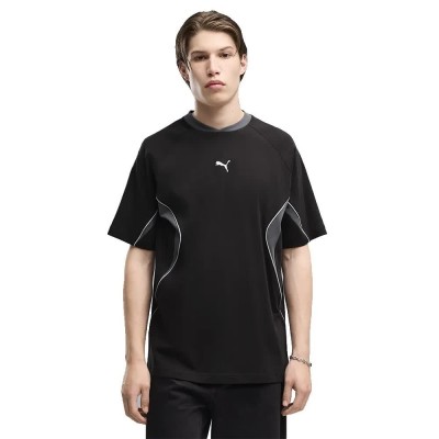 тениска,мъжки,тениски,дамски,тениски,puma,sport,relaxed,blocking,short,sleeve,t,shirt,black,(puma,black)