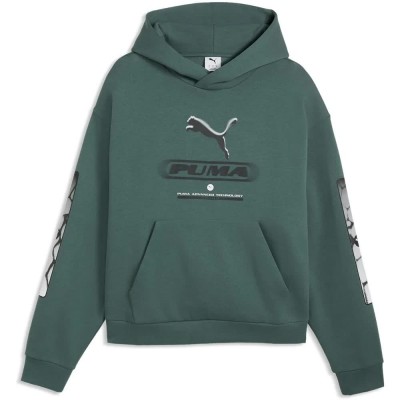 суичър,мъжки,пуловери,puma,sport,street,boxy,graphic,hoodie,green,(herb,garden)