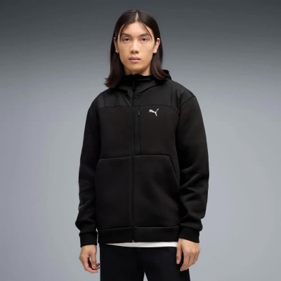 блуза,мъжки,пуловери,puma,tech,full,zip,sweatshirt,black,(puma,black)