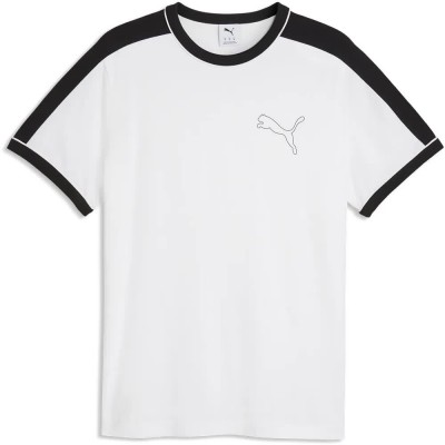 тениска,мъжки,тениски,дамски,тениски,puma,t7,love,of,the,cat,ringer,short,sleeve,t,shirt,white,(puma,white)