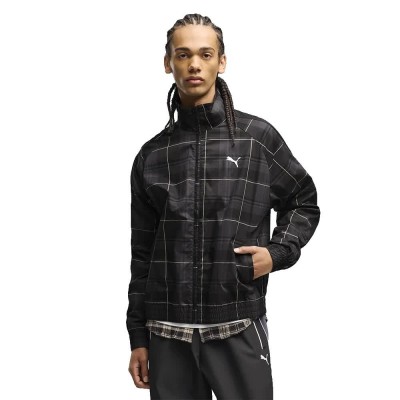 яке,мъжки,анцузи,puma,t7,relaxed,tartan,tracksuit,jacket,black,(puma,black)