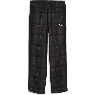 анцуг,мъжки,анцузи,puma,t7,relaxed,tartan,woven,op,tracksuit,pants,black,(puma,black)