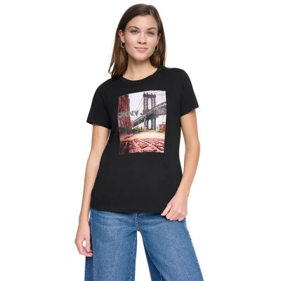 тениска,мъжки,тениски,дамски,тениски,dkny,brooklyn,logo,short,sleeve,t,shirt,black,(black,brooklyn,combo,black)