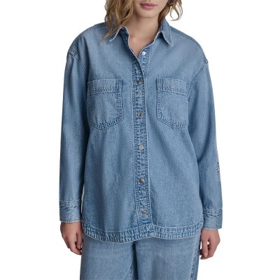 дамски,ризи,мъжки,ризи,dkny,dw2100266,oversized,shirt,blue,(eden,wash)