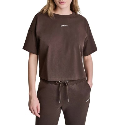 тениска,мъжки,тениски,дамски,тениски,dkny,dw5900229,short,sleeve,t,shirt,brown,(espresso,brown)