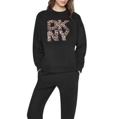 блуза,дамски,блузи,dkny,dw5900308,sweatshirt,black,(black,black)
