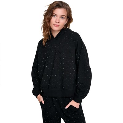 суичър,дамски,блузи,dkny,dw5900334,hoodie,black,(black,gunmetal,black)