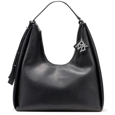 чанта,за,през,рамо,всички,чанти,dkny,elicia,hobo,large,shoulder,bag,black,(black,silver,black)