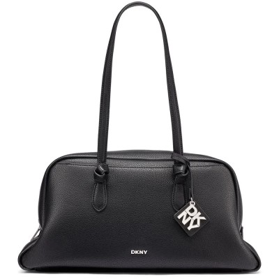 чанта,за,през,рамо,всички,чанти,dkny,eliza,large,shoulder,bag,black,(black,silver,black)