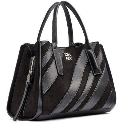 чанта,всички,чанти,dkny,josie,bag,black,(black,silver,black)