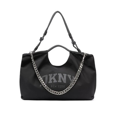 чанта,за,през,рамо,всички,чанти,dkny,mabel,large,shoulder,bag,black,(black,silver,black)