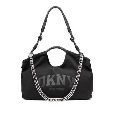 чанта,за,през,рамо,всички,чанти,dkny,mabel,mid,shoulder,bag,black,(black,silver,black)