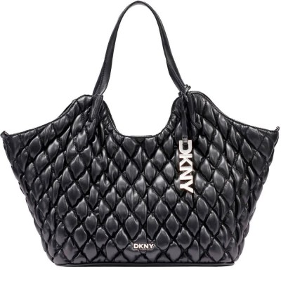 чанта,за,през,рамо,всички,чанти,dkny,paula,mid,shoulder,bag,black,(black,silver,black)