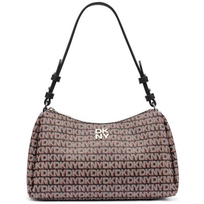 чанта,за,през,рамо,всички,чанти,dkny,remy,tz,shoulder,bag,brown,black,(black,saddle)