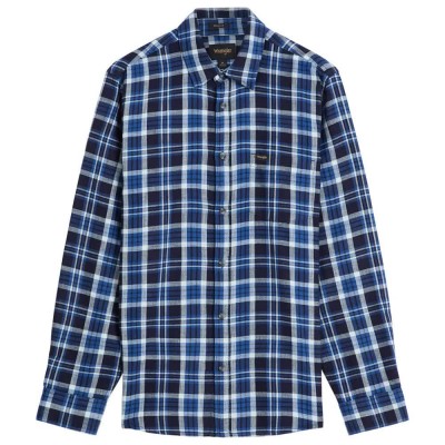 риза,с,дълъг,ръкав,дамски,ризи,мъжки,ризи,wrangler,1,pkt,long,sleeve,shirt,blue,(light,indigo)