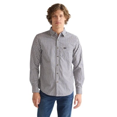 риза,с,дълъг,ръкав,дамски,ризи,мъжки,ризи,wrangler,1,pkt,long,sleeve,shirt,grey,(rose,brown)