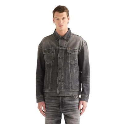 яке,мъжки,якета,дамски,якета,и,палта,wrangler,anti,fit,trucker,denim,jacket,grey,(smoky,granite)