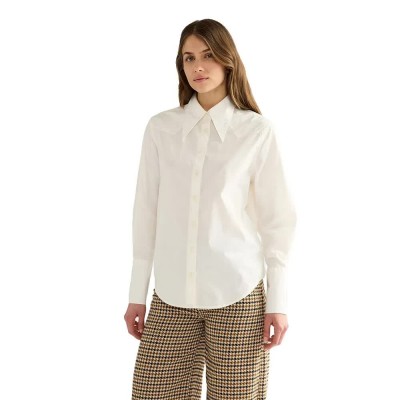 риза,с,дълъг,ръкав,дамски,ризи,мъжки,ризи,wrangler,drama,collar,long,sleeve,shirt,beige,(egret)