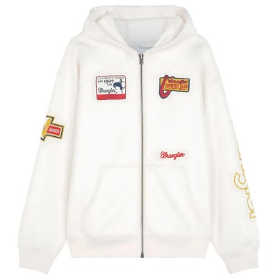 блуза,мъжки,пуловери,wrangler,graphic,full,zip,sweatshirt,white,(bright,white)