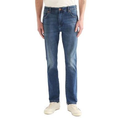 дънки,мъжки,панталони,дамски,панталони,wrangler,larston,jeans,blue,(lightning)