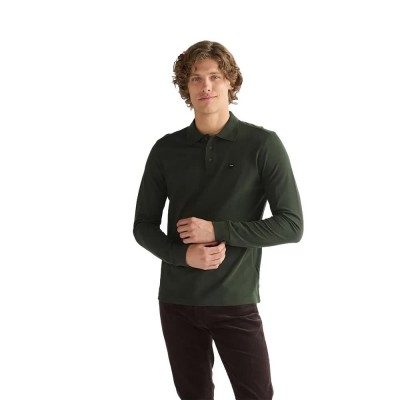 дамски,блузи,с,яка,мъжки,блузи,с,яка,wrangler,long,sleeve,polo,green,(rosin)