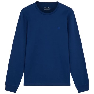 тениска,мъжки,тениски,дамски,тениски,wrangler,long,sleeve,t,shirt,blue,(blue,depths)