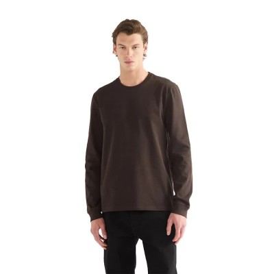 тениска,мъжки,тениски,дамски,тениски,wrangler,long,sleeve,t,shirt,brown,(chocolate,torte)
