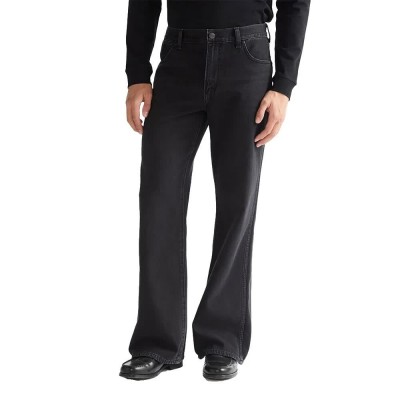 дънки,мъжки,панталони,дамски,панталони,wrangler,loose,boot,jeans,black,(veil)