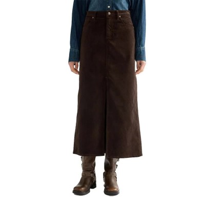 пола,дамски,поли,и,рокли,wrangler,maxi,skirt,brown,(chocolate,torte)