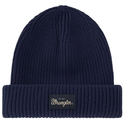 шапка,всички,шапки,wrangler,ribbed,wool,beanie,blue,(navy)