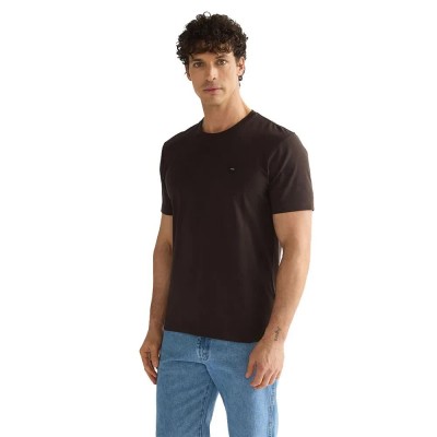 тениска,мъжки,тениски,дамски,тениски,wrangler,sign,off,short,sleeve,t,shirt,brown,(chocolate,torte)